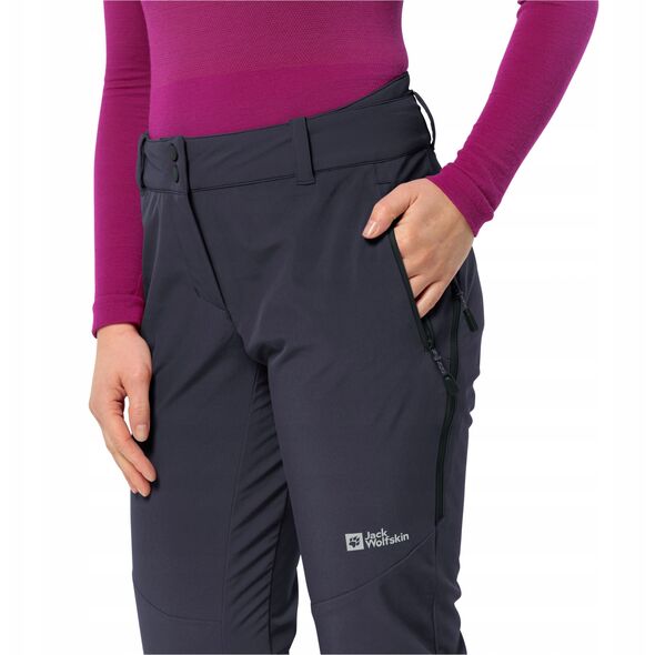 Spodnie skiturowe damskie Jack Wolfskin Alpspitze Tour Pants - graphite rozmiar: m