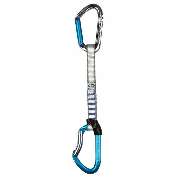 Ekspresy wspinaczkowe Climbing Technology Salto Set NY 17 cm 6-Pack - titanium/electricblue