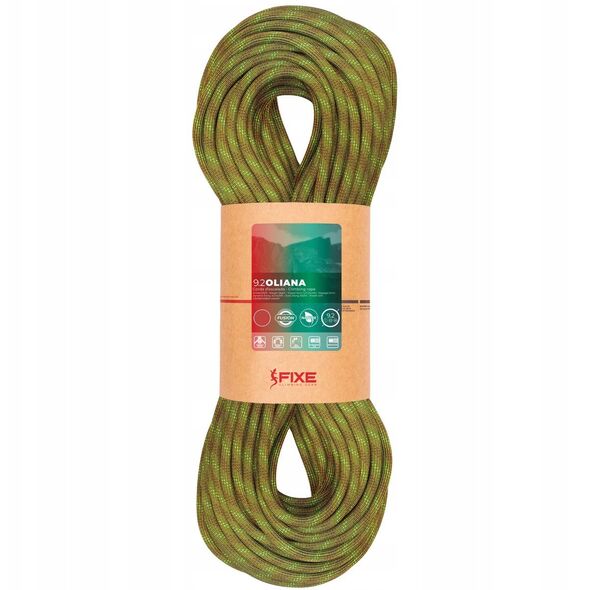 Lina dynamiczna Fixe Climbing Oliana 9,2 50 m - green