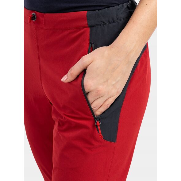 Spodnie softshell damskie Rab Torque Pants - crimson rozmiar: xs