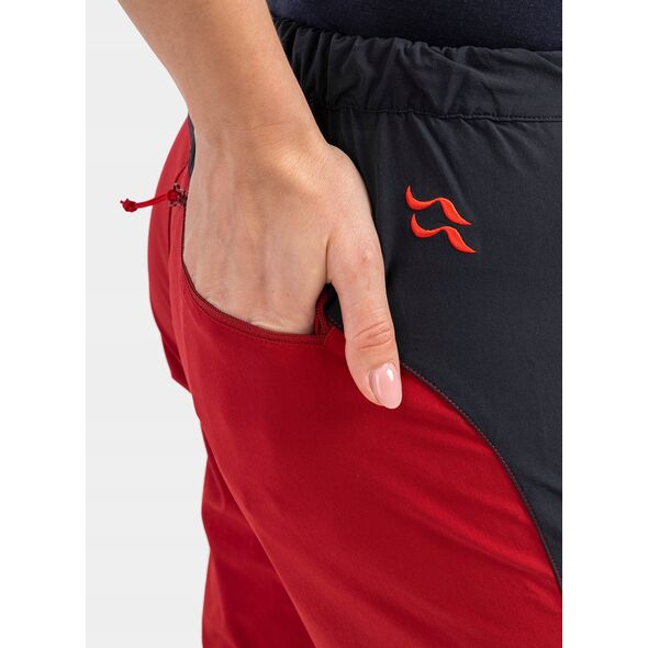 Spodnie softshell damskie Rab Torque Pants - crimson rozmiar: xs