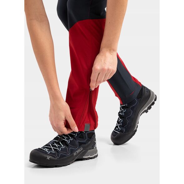 Spodnie softshell damskie Rab Torque Pants - crimson rozmiar: xs