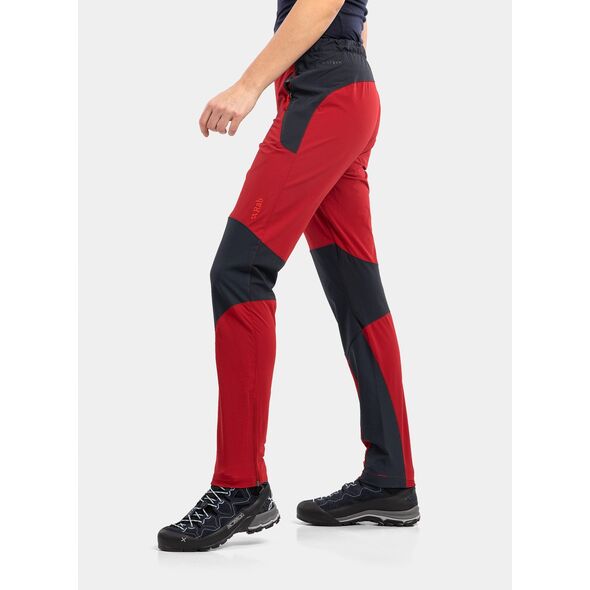 Spodnie softshell damskie Rab Torque Pants - crimson rozmiar: xs