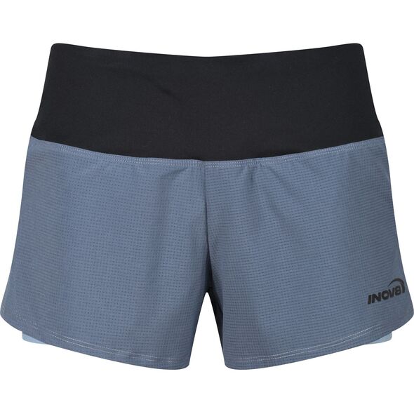 Γυναικείο σορτς για τρέξιμο Inov-8 Trailfly Ultra 3 2in1 Short - slate/blue grey μέγεθος: m