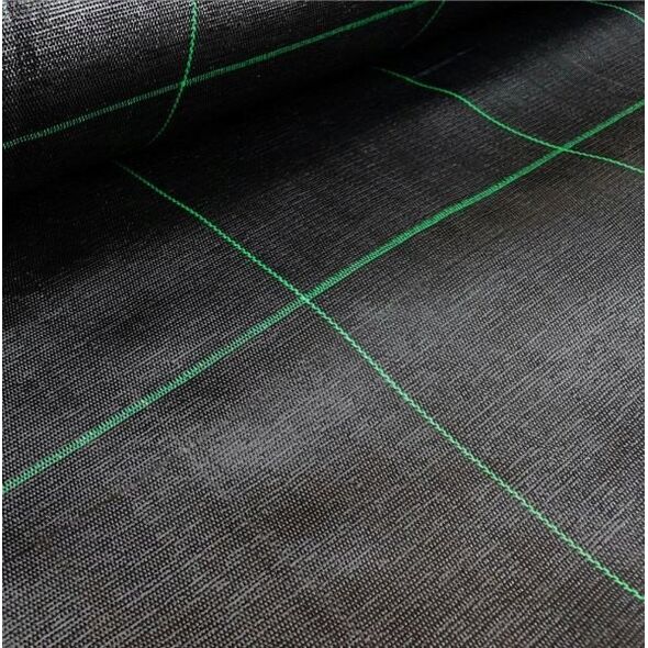 Agrotkanina czarna 160 cm x50m UV 90g antychwastowa agrowłóknina + kotwy