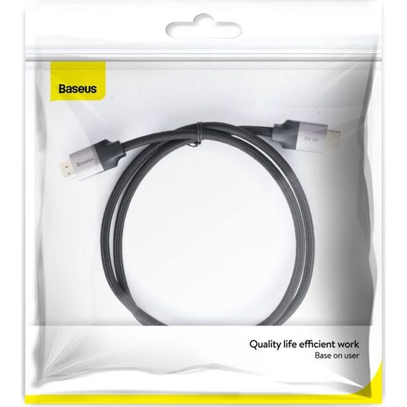 Kabel Baseus HDMI - HDMI 3m szary (CAKSX-D0G)