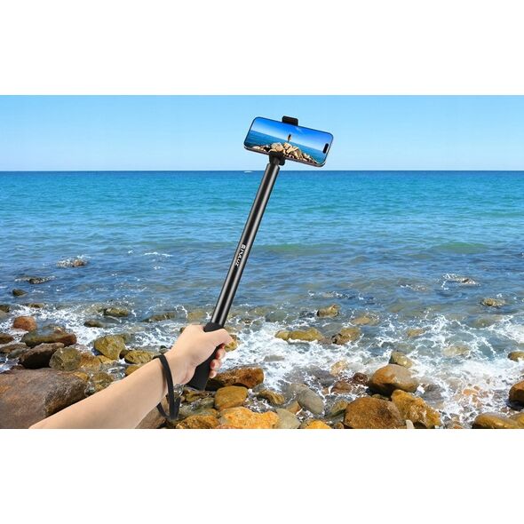 Puluz Metalowy uchwyt do selfie 2m PULUZ do kamery Insta360 One RS/X2/X3/X4 (czarny)