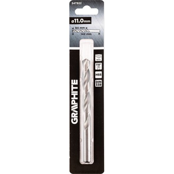 Wiertło do metalu HSS, DIN 338, 11 mm