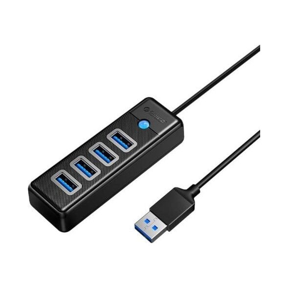 HUB USB Orico Adapter Hub USB do 4x USB 3.0 Orico, 5 Gbps, 0.15m (czarny)