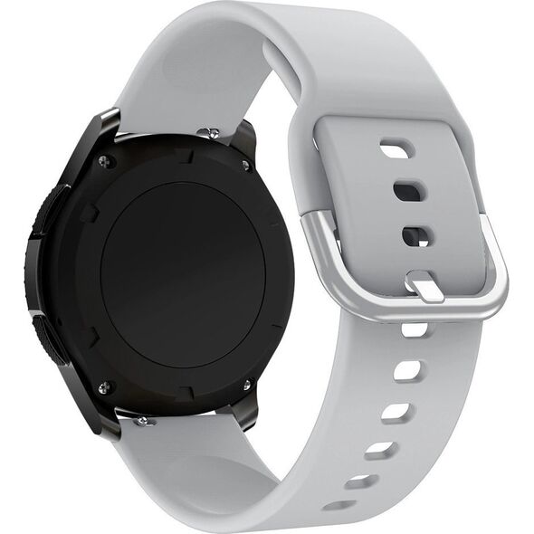 Hurtel Silicone Strap TYS opaska do smartwatcha zegarka uniwersalna 20mm szary