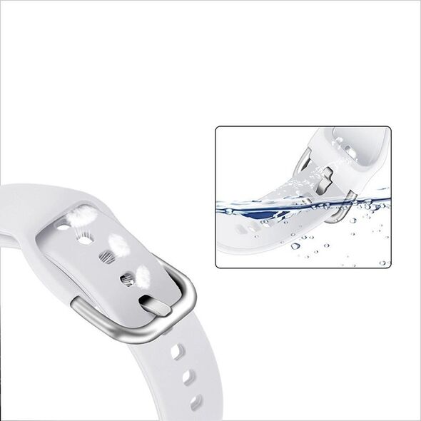 Hurtel Silicone Strap TYS opaska do smartwatcha zegarka uniwersalna 20mm szary