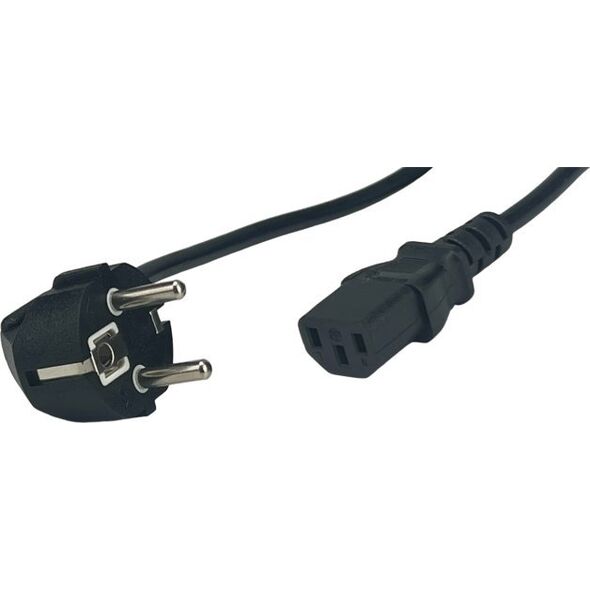POSAC-C13-EUL18: POS AC cable C13-YJT3[10A]-CEE7/7-YJ-03-90?[10A] H03VV-F3G0,75 L=1800 black