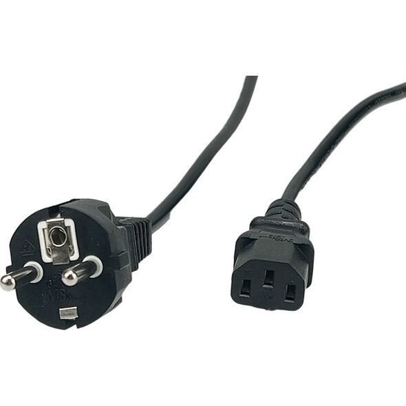 POSAC-C13EU50: POS AC cable C13-YJT3[10A]-CEE7/7-YJ-03[10A] H05VV-F3G1,0 L=5000 black