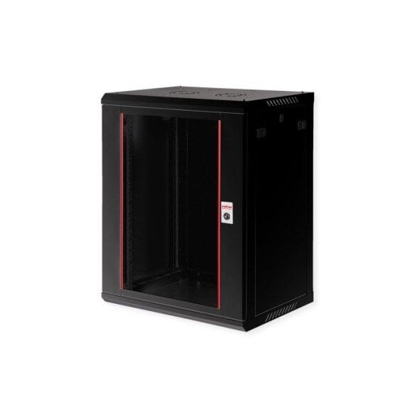ROLINE 19 Szafa ścienna Basic Plus 18U, 600x450 BxT czarna