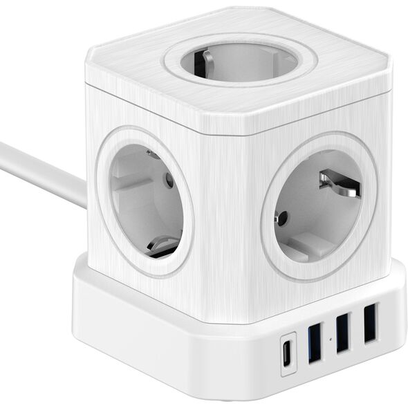 NEWELL NL4387 Kostka zasilająca GaN Power Cube 9w1 biała