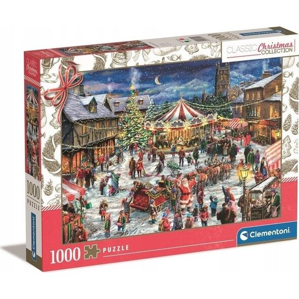 Clementoni CLE puzzle 1000 The Christmas Fair 81505