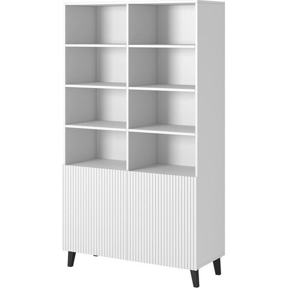 Cama Meble Regał PAFOS 100x40xH176,5 biały mat