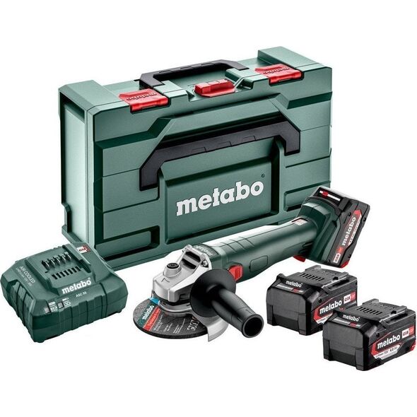 Szlifierka Metabo METABO.SZLIFIERKA KĄT.W 18 L 9-125 QUICK 3x4,0Ah