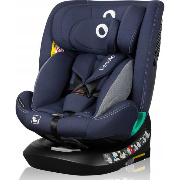 Fotelik samochodowy Lionelo Fotelik samochodowy Bastiaan One I-Size 40-150 cm blue navy Lionelo