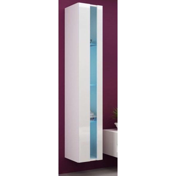 Cama Meble Regał VIGO NEW 180/40/30 biały/biały połysk