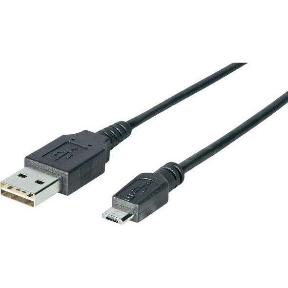 Kabel USB Sharkoon USB-A - microUSB 0.5 m Czarny (4044951015474)