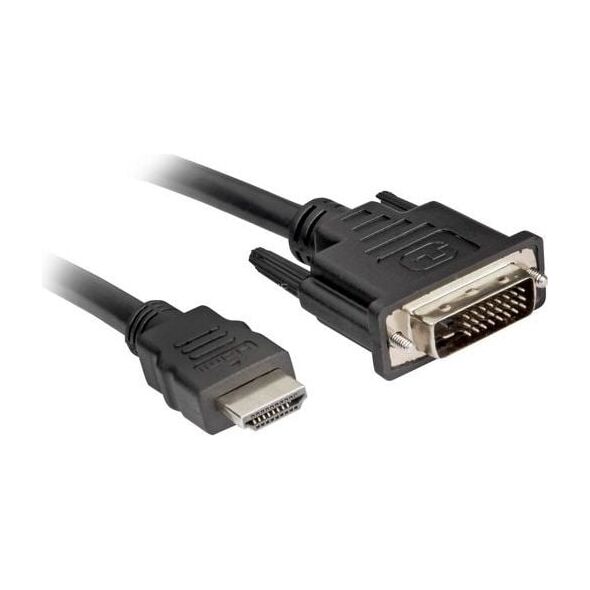 Kabel Sharkoon HDMI - DVI-D 2m czarny (4044951015214)