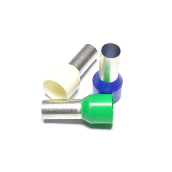 Końcówka tulejkowa izolowana 2,5x12mm niebieska 100szt.