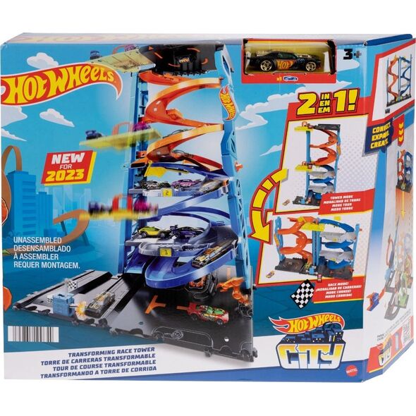 Hot Wheels City Wyścigowa wieża z transformacją (KHX43)