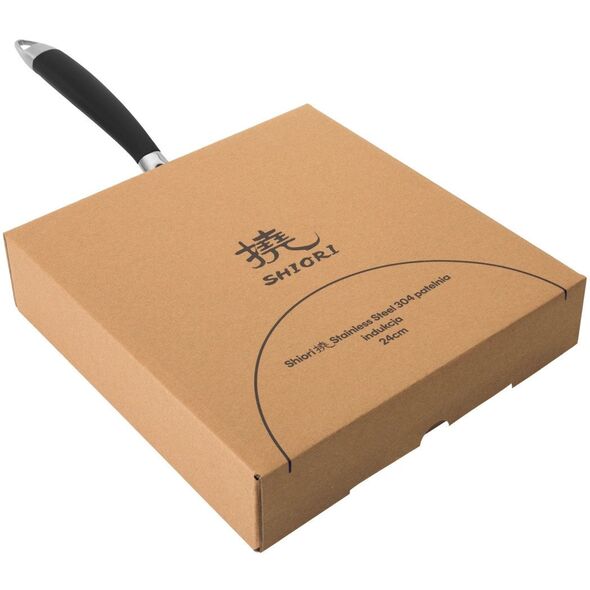 Shiori  Stainless Steel 304 Pro patelnia z powłoką ceramiczną indukcja 24 cm
