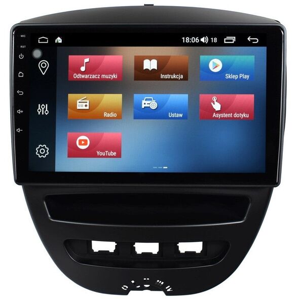 Ραδιόφωνο πλοήγησης GPS Citroen C1 2005-2014 android