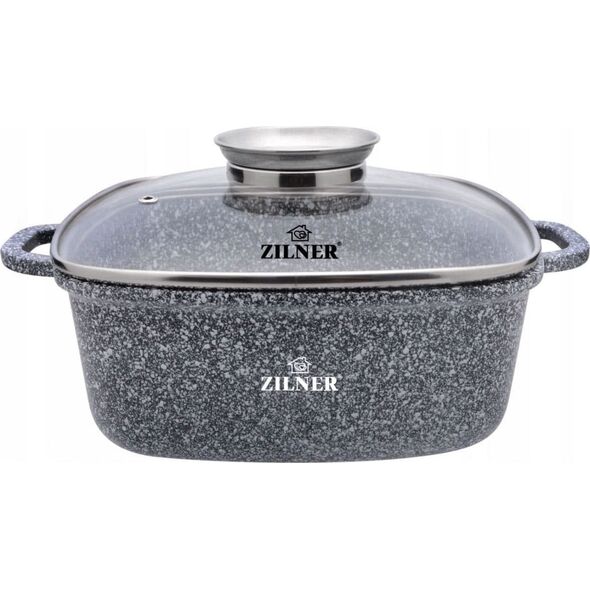 Zilner BRYTFANNA GARNEK KWADRATOWY 6.5L 28CM ZILNER ZL-7063
