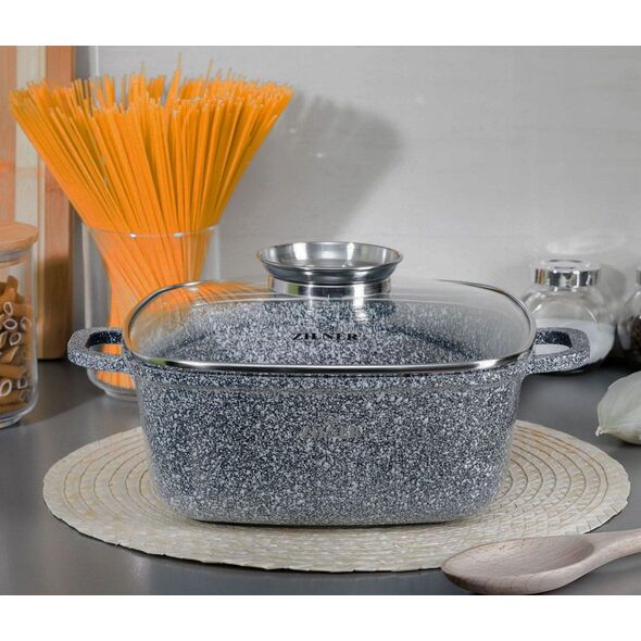 Zilner BRYTFANNA GARNEK KWADRATOWY 6.5L 28CM ZILNER ZL-7063