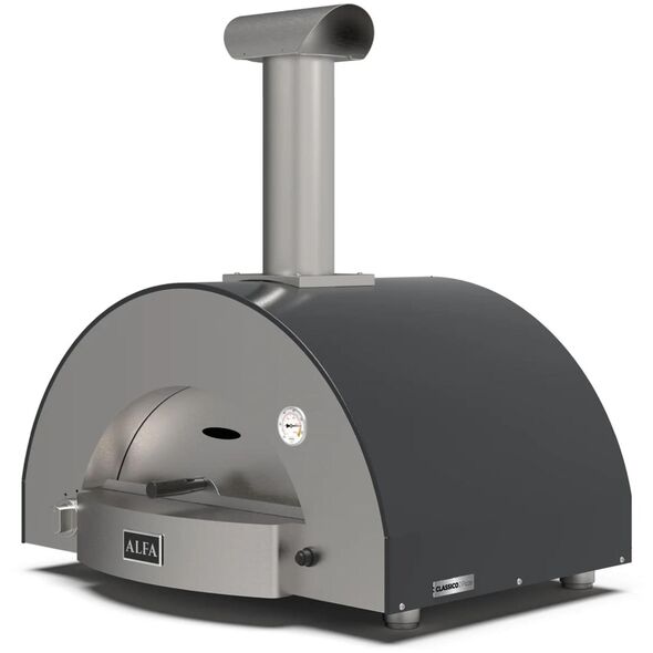 Υβριδικός Φούρνος Alfa Forni Classico 2 Pizze Schiefer Grau