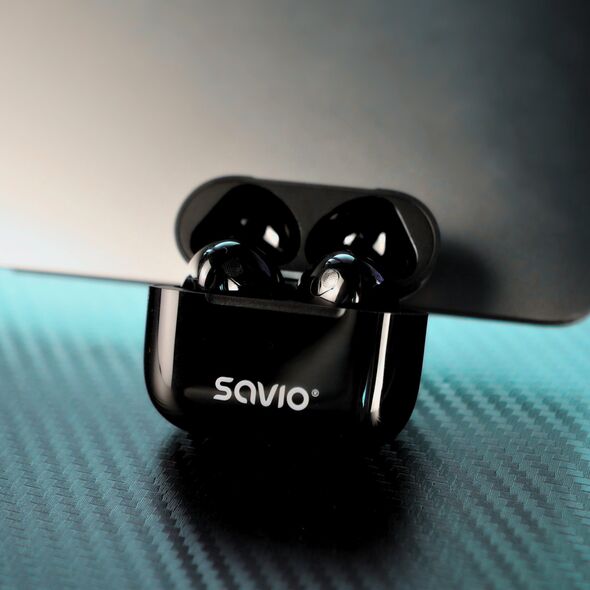 Ακουστικά με μικρόφωνο Savio TWS-02 PRO ασύρματα Bluetooth