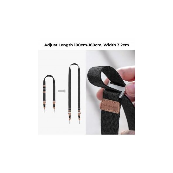 Pasek do aparatu K&F Concept Alpha Strap - czarny