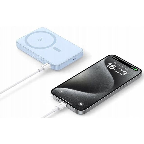 Baseus PicoGo Qi2 5000mAh 20W niebieski