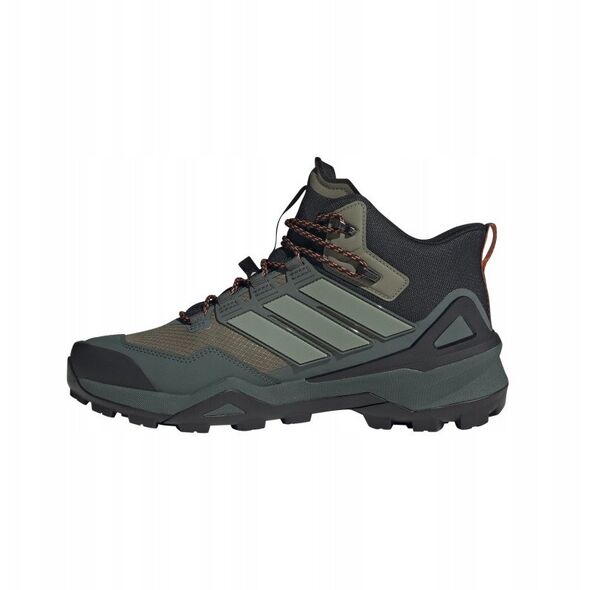 Υψηλά παπούτσια πεζοπορίας adidas TERREX Skychaser Mid GTX - olistr/silgrn/cblack