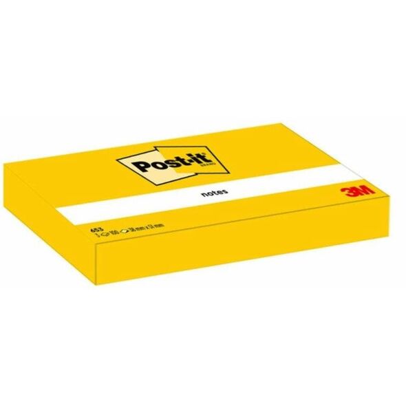 Σημειωματάρια Post-It 7100296172, Ορθογώνιο, Κίτρινο, Χαρτί, 51 mm, 38 mm, 100 φύλλα