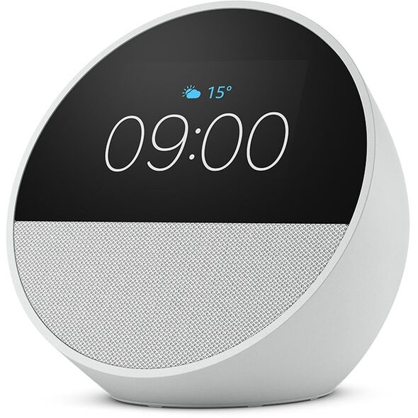 Amazon Echo Spot (2024) Glacier White/Κατεστραμμένη συσκευασία