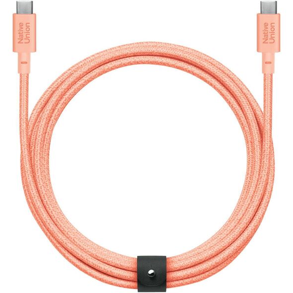 Native Union Belt Cable XL 100W - kabel USB-C - USB-C, 3 m (apricot)