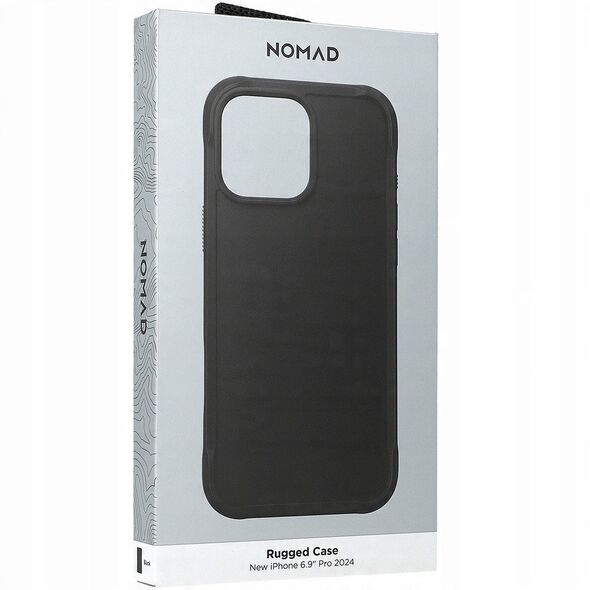 NOMAD Rugged Case Black | iPhone 16 Pro Max