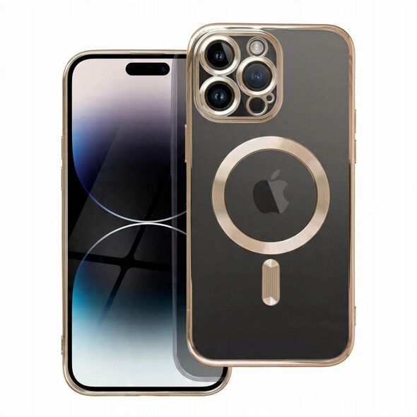 Futerał ELECTRO MAG COVER kompatybilny z MagSafe do IPHONE 15 Plus złoty