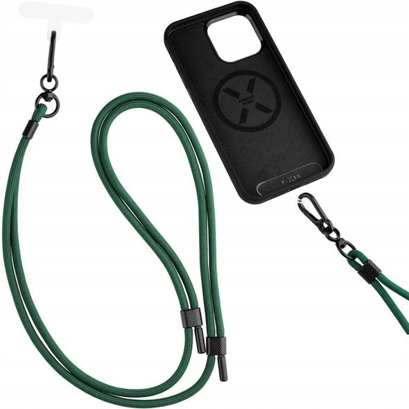 FIXED Universal Lanyard for Mobile Phones - uniwersalna smycz do telefonu zielona - Gwarancja bezpieczeństwa. Proste raty. Bezpłatna wysyłka od 170 zł.