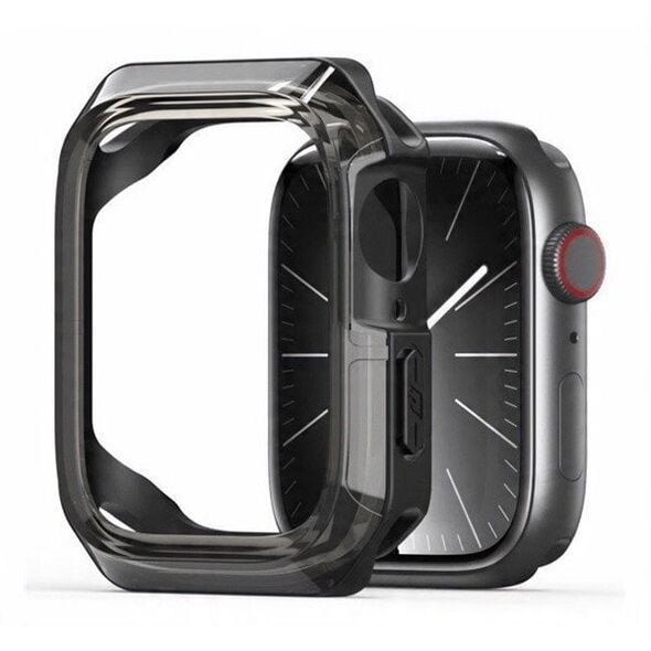 DUX DUCIS θήκη TAMO για Apple Watch σειρά 10 46 mm διάφανη με μαύρο