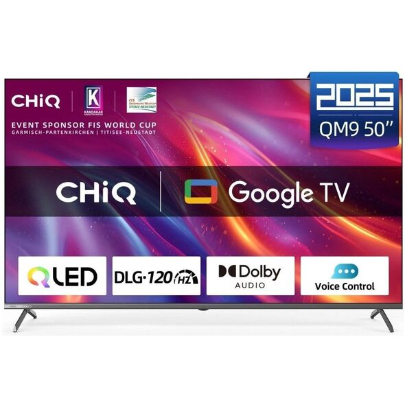 CHiQ U50QM9G Τηλεόραση 50", UHD QLED Google TV