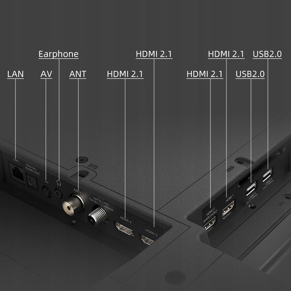 CHiQ U50QM9G Τηλεόραση 50", UHD QLED Google TV