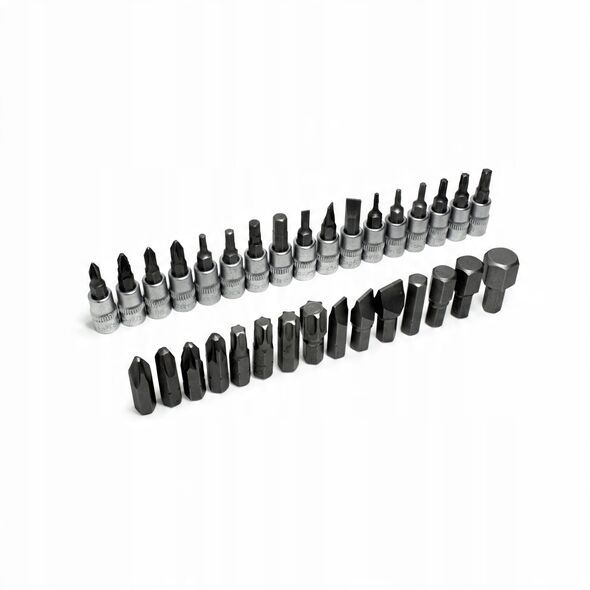 Zestaw narzędzi 82el. 1/2" i 1/4" (6-kątnych) (4-32mm)