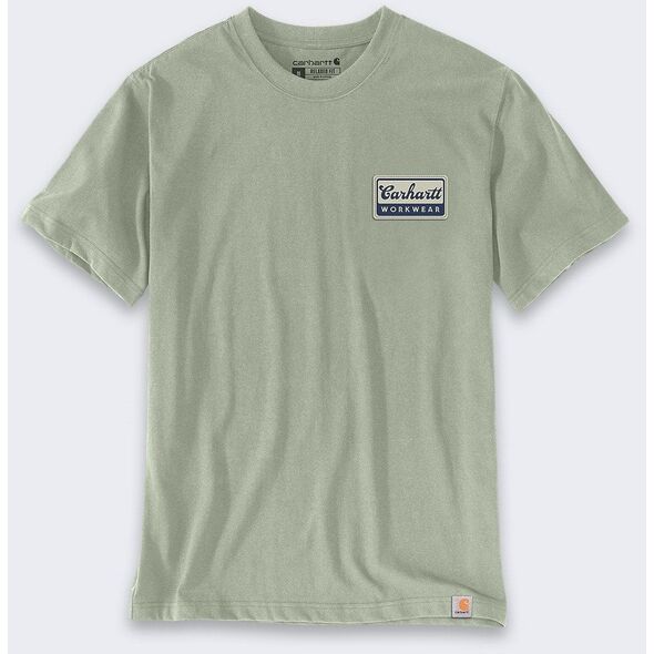 Koszulka Carhartt Script Patch Sage