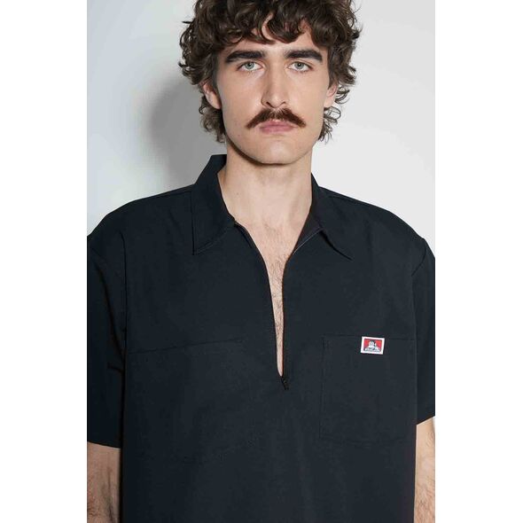 Koszula Ben Davis Solid 12 ZIP Black