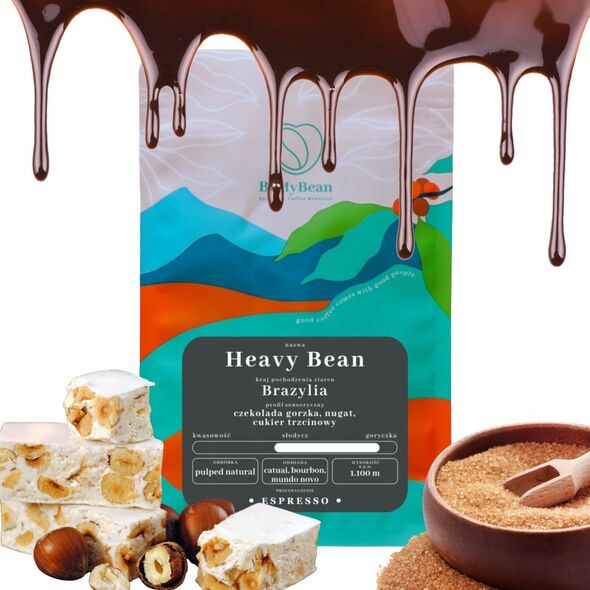 BeMyBean - καφές σε κόκκους Heavy Bean Βραζιλία Pulped Natural Espresso 250 g